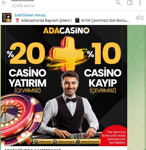Adacasino Telegram