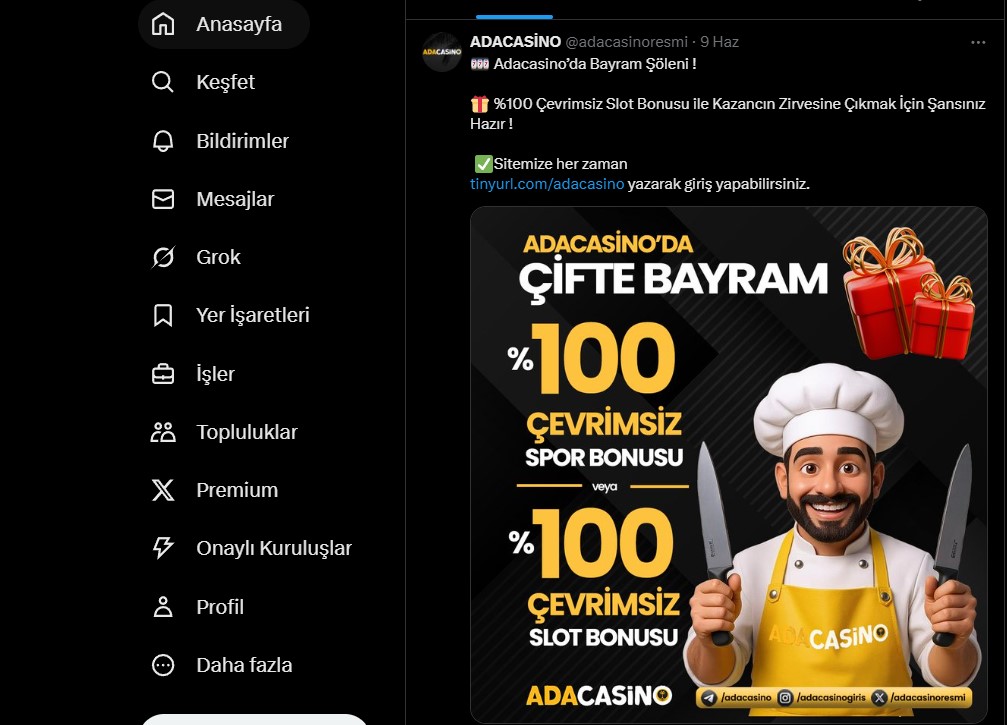 Adacasino Twitter